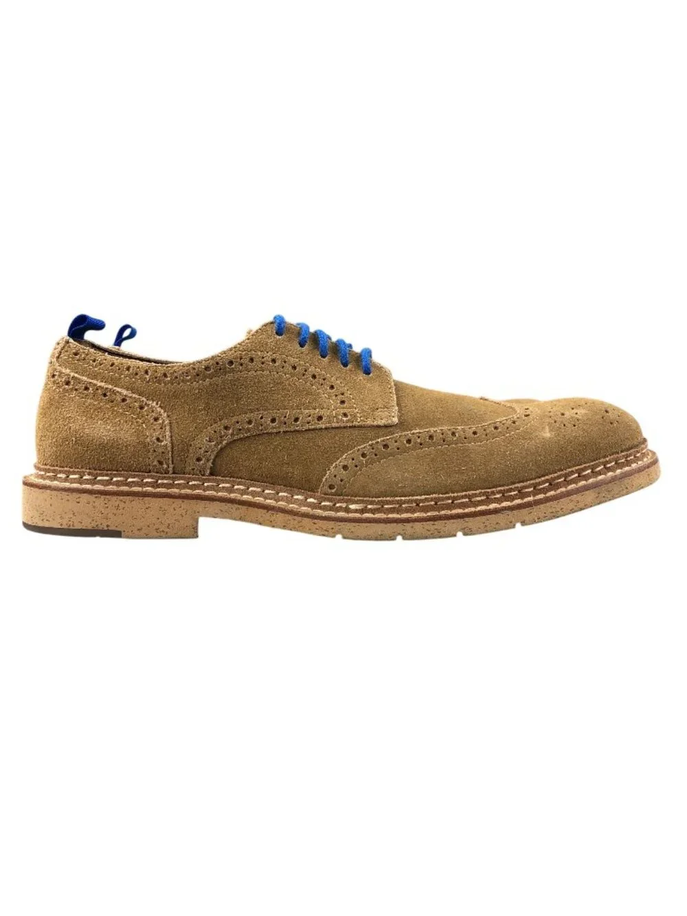 Johnston & Murphy Men's Size 11M Pearce Wingtip Brown Suede Leather Oxford Shoes